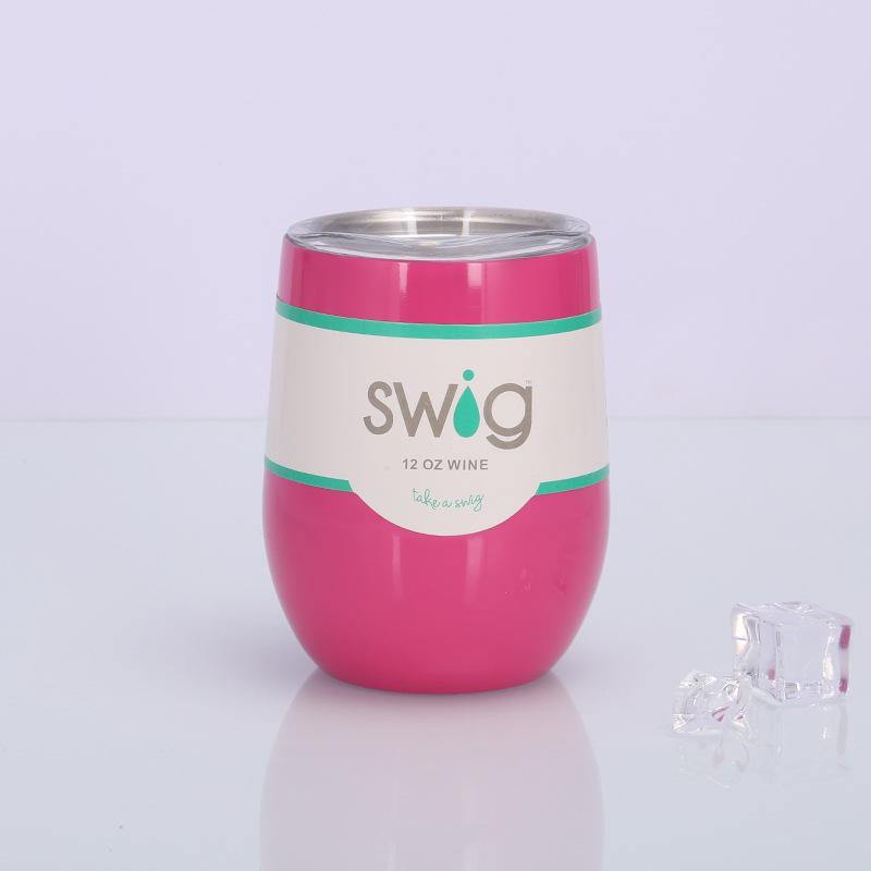 Swig eggshell cup 12oz stainless steel wine mug - MRSLM