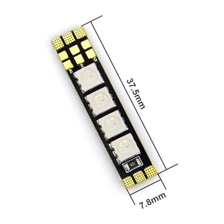 4PCS HGLRC 2-6S Frame Arm R554A LED Light Board for Brushless ESC RC Drone FPV Racing - MRSLM