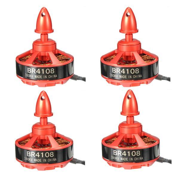 4X Racerstar Racing Edition 4108 BR4108 380KV 4-12S Brushless Motor For 500 550 600 RC Drone FPV Racing - MRSLM