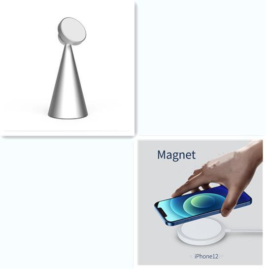 Magnetic Desktop Phone Stand For IPhone Pro Max Wireless Charger Bracket Holder - MRSLM