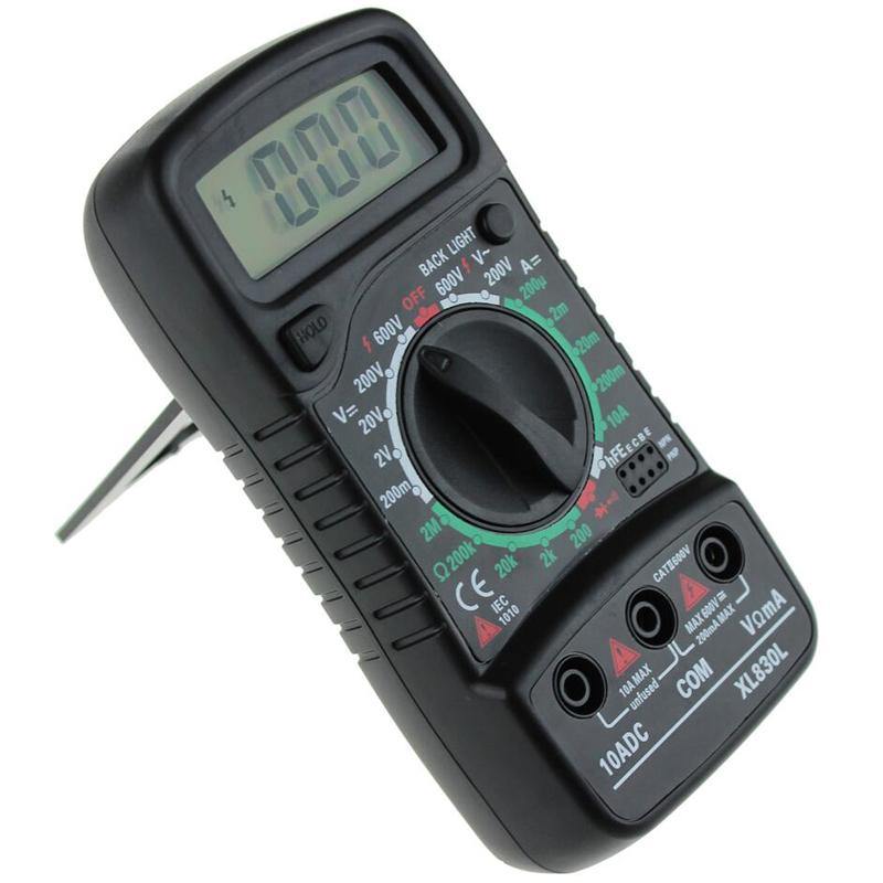 ANENG XL830L Digital LCD Multimeter Voltmeter Ammeter AC/DC/OHM Volt Current Tester - MRSLM