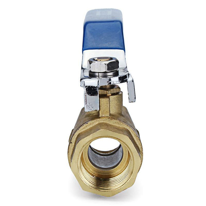 TMOK TK201 1/2" 3/4" 1" Female Brass Two Piece Full Port Thread Ball Valves with Vinyl Handle - MRSLM