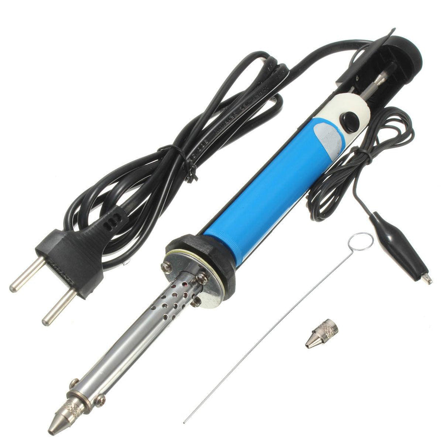 2 In1 30W 220V Soldering Iron PCB Solder Sucker Desoldering Pump Welding Tool EU Plug - MRSLM