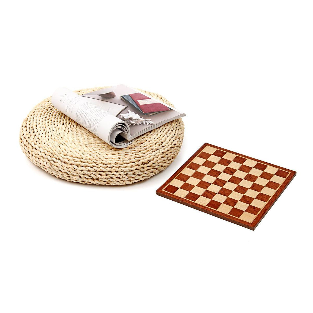 Round Weave Handmade Cushion Pillow Floor Yoga Seat Mat Tatami - MRSLM