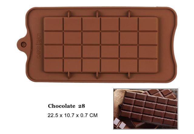 Silicone Chocolate Mold 29 Shapes Chocolate Baking Tools Non-stick Silicone Cake Mold - MRSLM