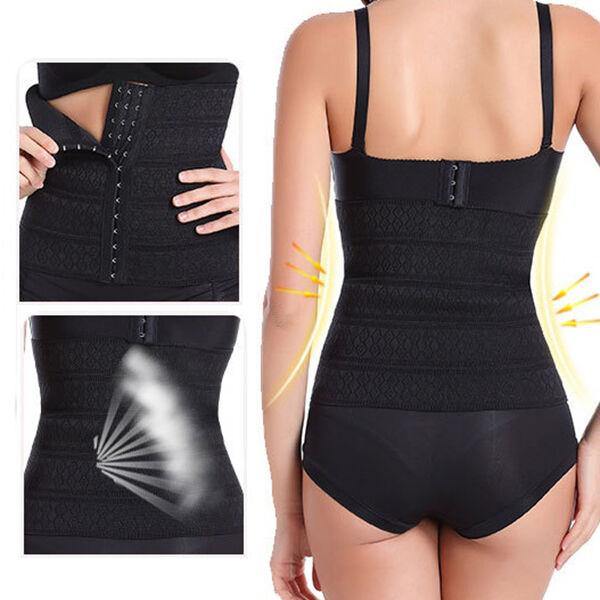 Breathable Elastic Corset Waist Trainer Body Shaper Slim Belt Modeling Strap Shapewear - MRSLM