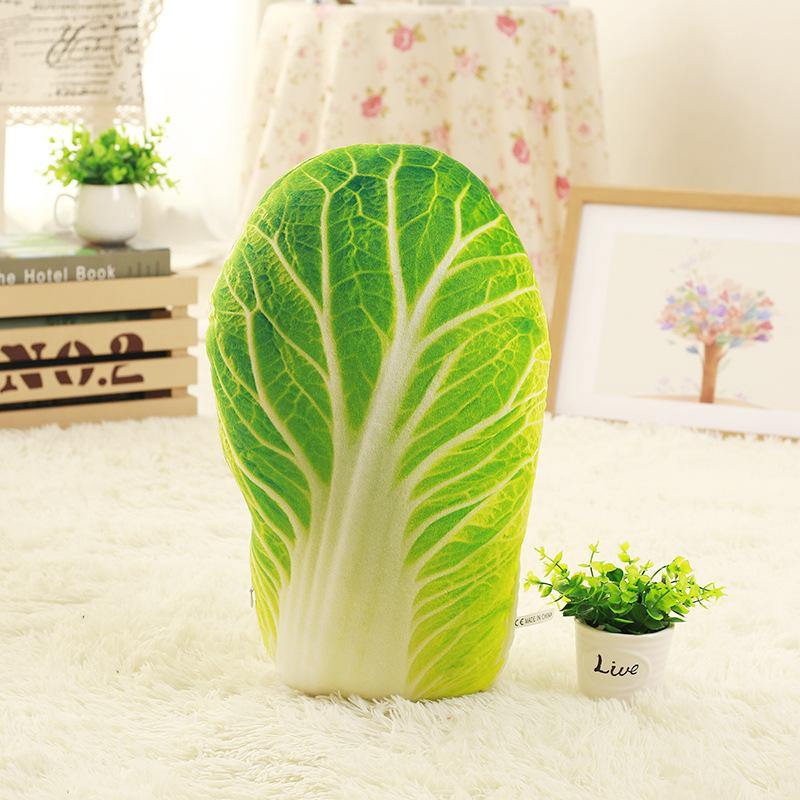 KC Creative Simulation Vegetable Pillow Broccoli Potatoes Chinese Cabbage Cushions Plush Toy - MRSLM