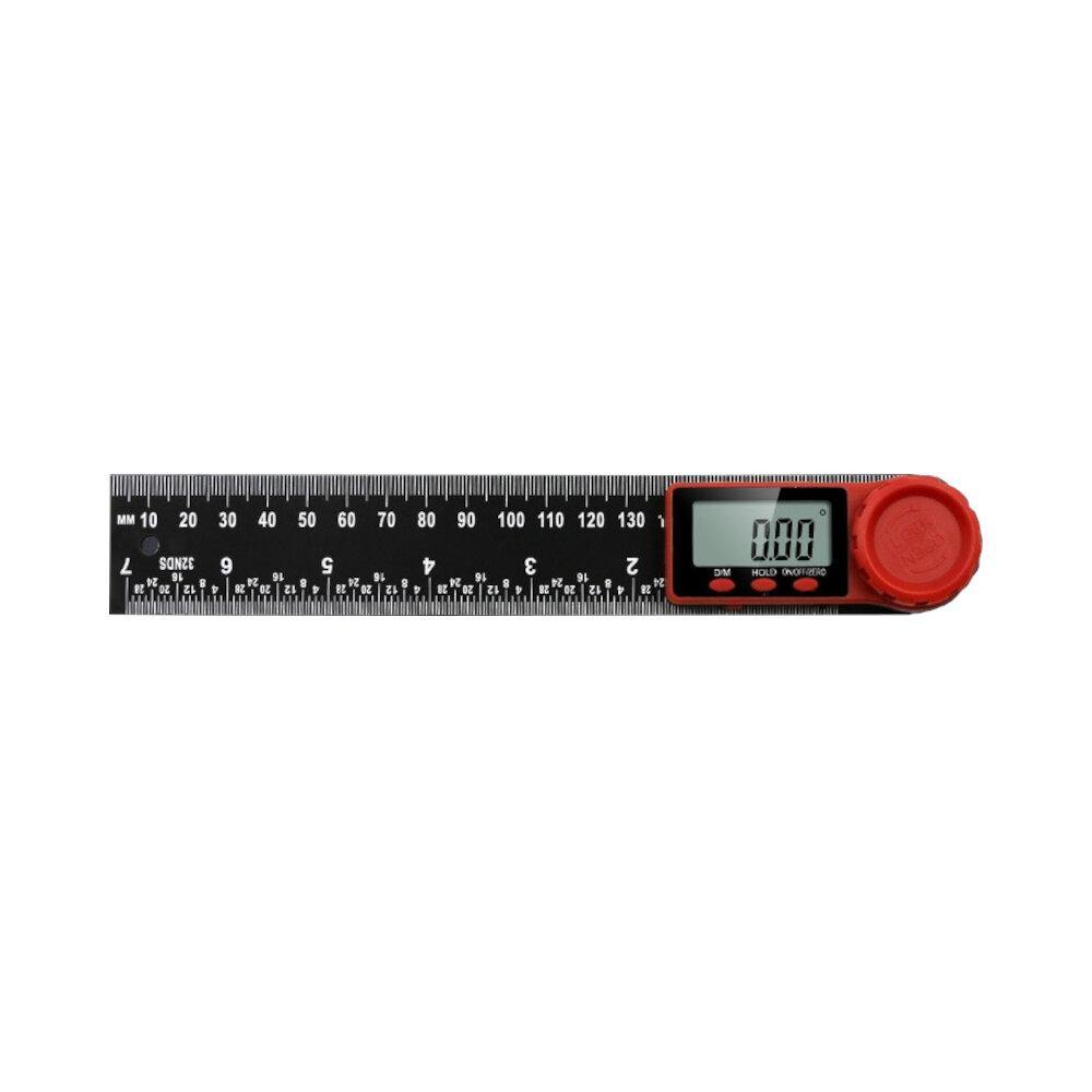 200/300mm 360 Degree LCD Digital Display Angle Ruler Inclinometer Goniometer Protractor Measuring Tool 0-300mm Measuring Ruler - MRSLM