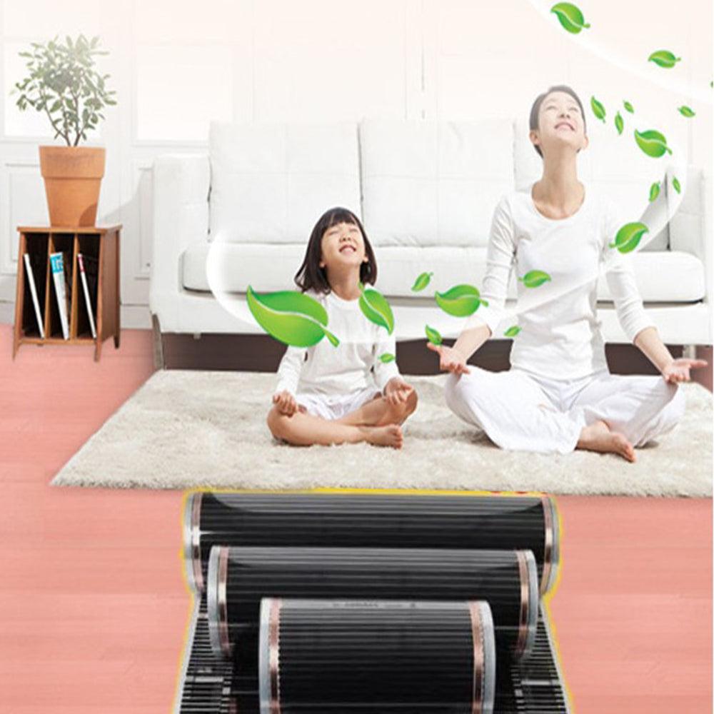 220V 50cm Width Healthy Floor Heating Infrared Underfloor Heating Carbon Film Heater Electric Floor Warming Mat - MRSLM