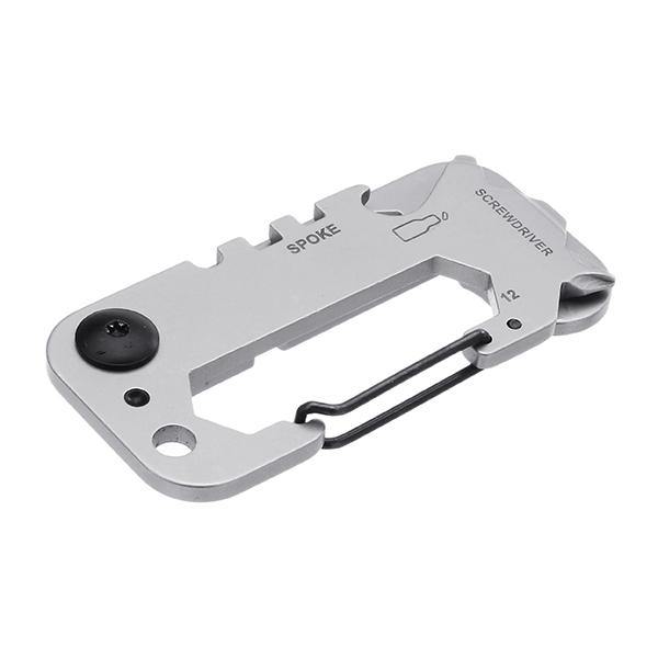 Multi-functional EDC Gadgets Carabiner Creative Key Ring Emergency Tool Opener Screwdriver - MRSLM