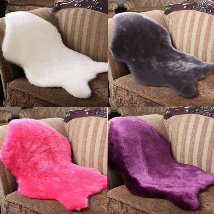 Soft Shaggy Living Room Pad Floor Carpet Fluffy Chair Cover Mat Sofa Cushion For Living Room Home Decor - MRSLM