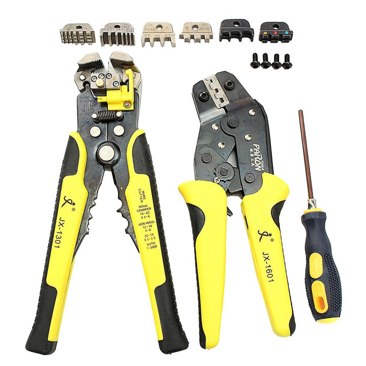 JX-D4301 Wire Crimpers Engineering Ratcheting Terminal Crimping Pliers Tool Set - MRSLM