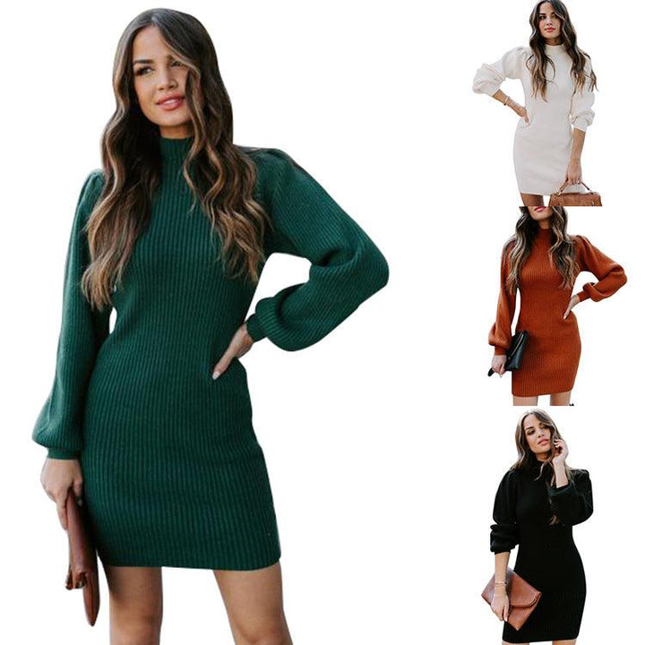 Thickened and tight knit wool dress - MRSLM