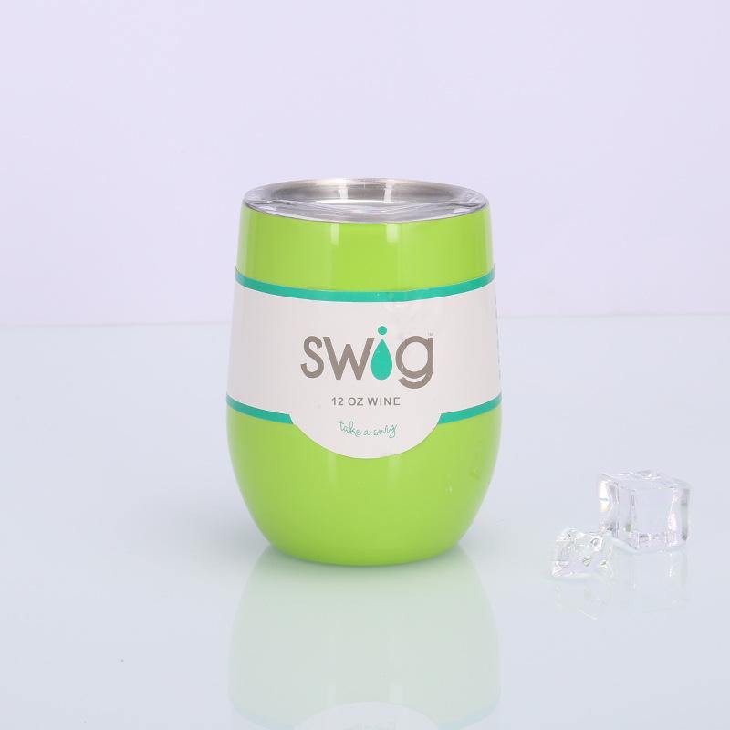 Swig eggshell cup 12oz stainless steel wine mug - MRSLM