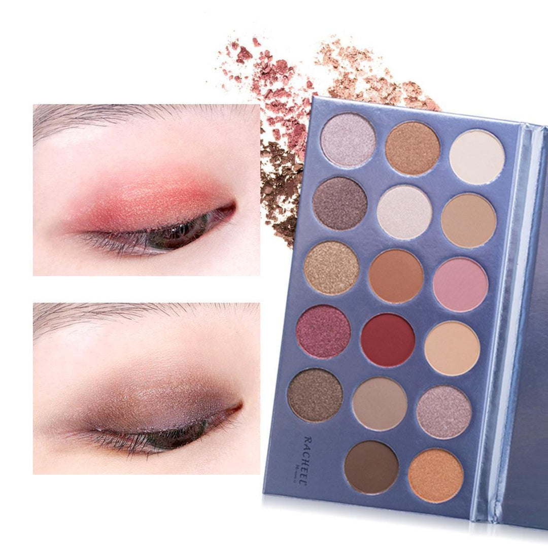 17 Colors Eye Shadow Palette Cosmetic Makeup Shimmer Matte Eyeshadow Palette Beauty Set - MRSLM