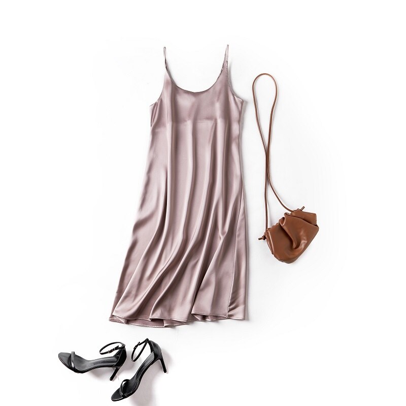 Women's Basic Satin Dress