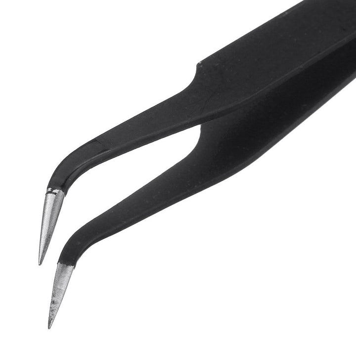 PARON Stainless Steel Anti-static Curved Straight Tip Forceps Precision Soldering Tweezer Electronic ESD Tweezers Tool ESD-10/ESD-11/ESD-12/ESD-13/ESD-14/ESD-15 - MRSLM