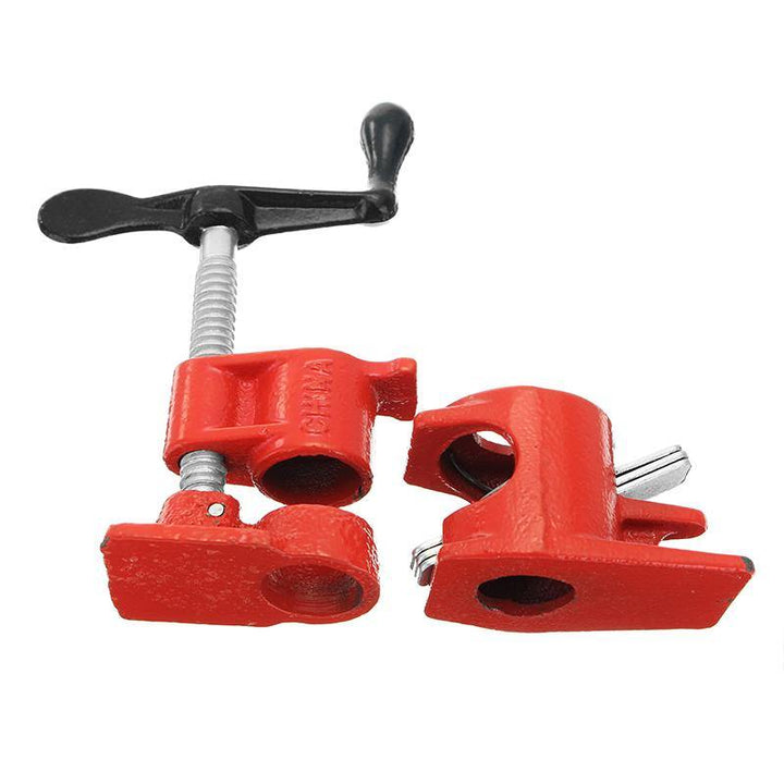 1/2inch Wood Gluing Pipe Clamp Set Heavy Duty Profesional Wood Working Cast Iron Carpenter's Clamp - MRSLM