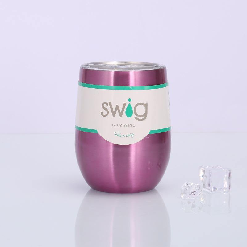 Swig eggshell cup 12oz stainless steel wine mug - MRSLM