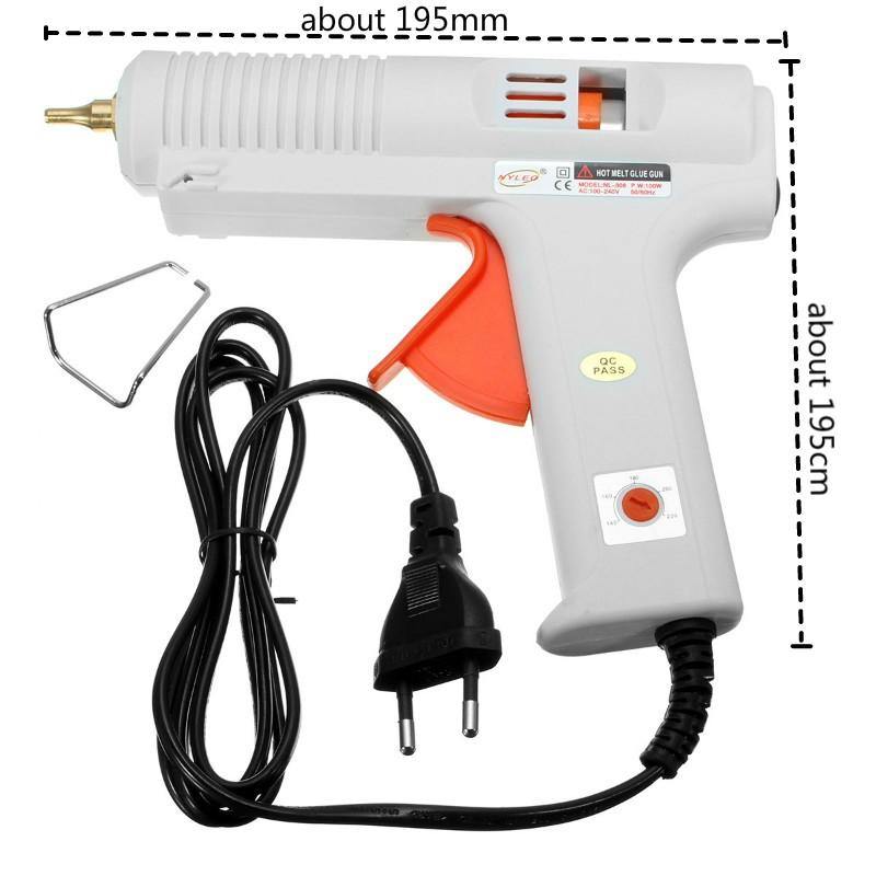 NL-308 Adjustable 110-240V 100W High Temp Heater Thermostat Hot Melt Glue Gun Adhesive Repair Tool - MRSLM