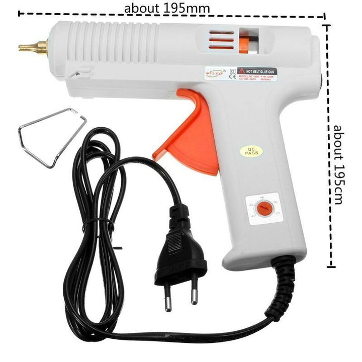 NL-308 Adjustable 110-240V 100W High Temp Heater Thermostat Hot Melt Glue Gun Adhesive Repair Tool - MRSLM