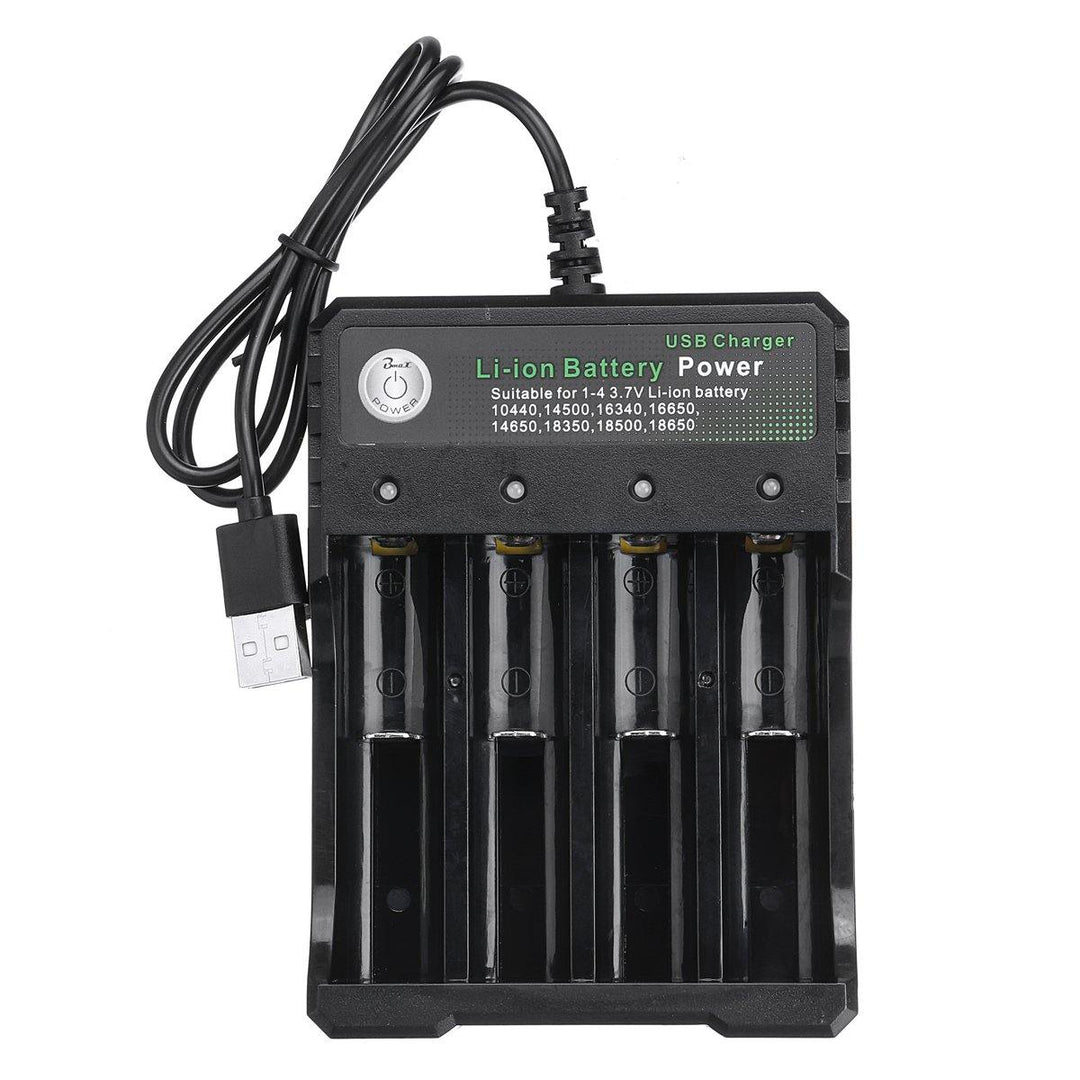 Charger 4 Slot 3.7v Battery Charger Multifunction Charge Universal - MRSLM