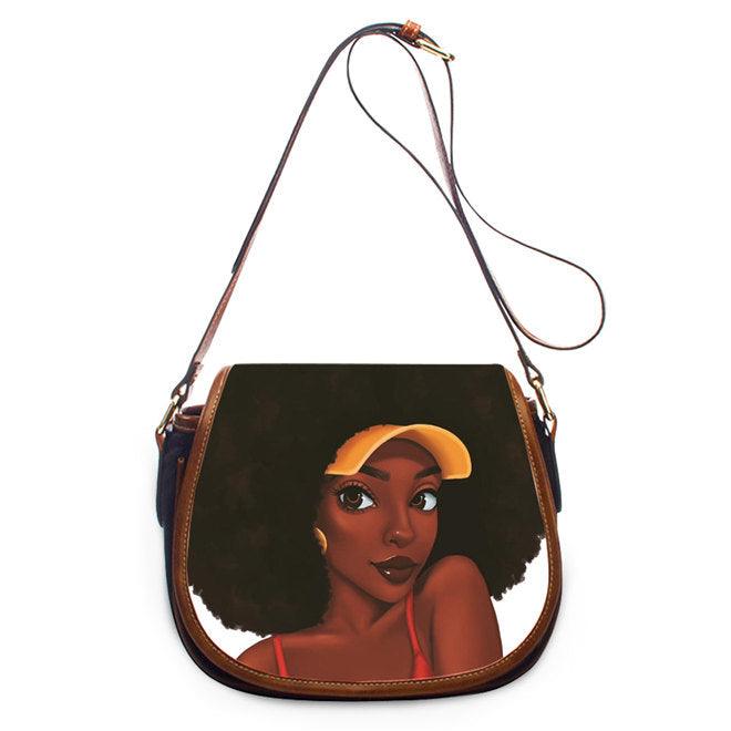 African Pu women's One Shoulder Messenger Bag - MRSLM