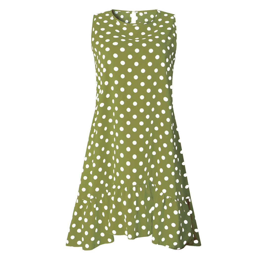 Women's Polka Dot Chiffon Dress