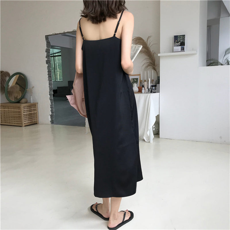 Women's Loose Sleeveless Maxi Dress