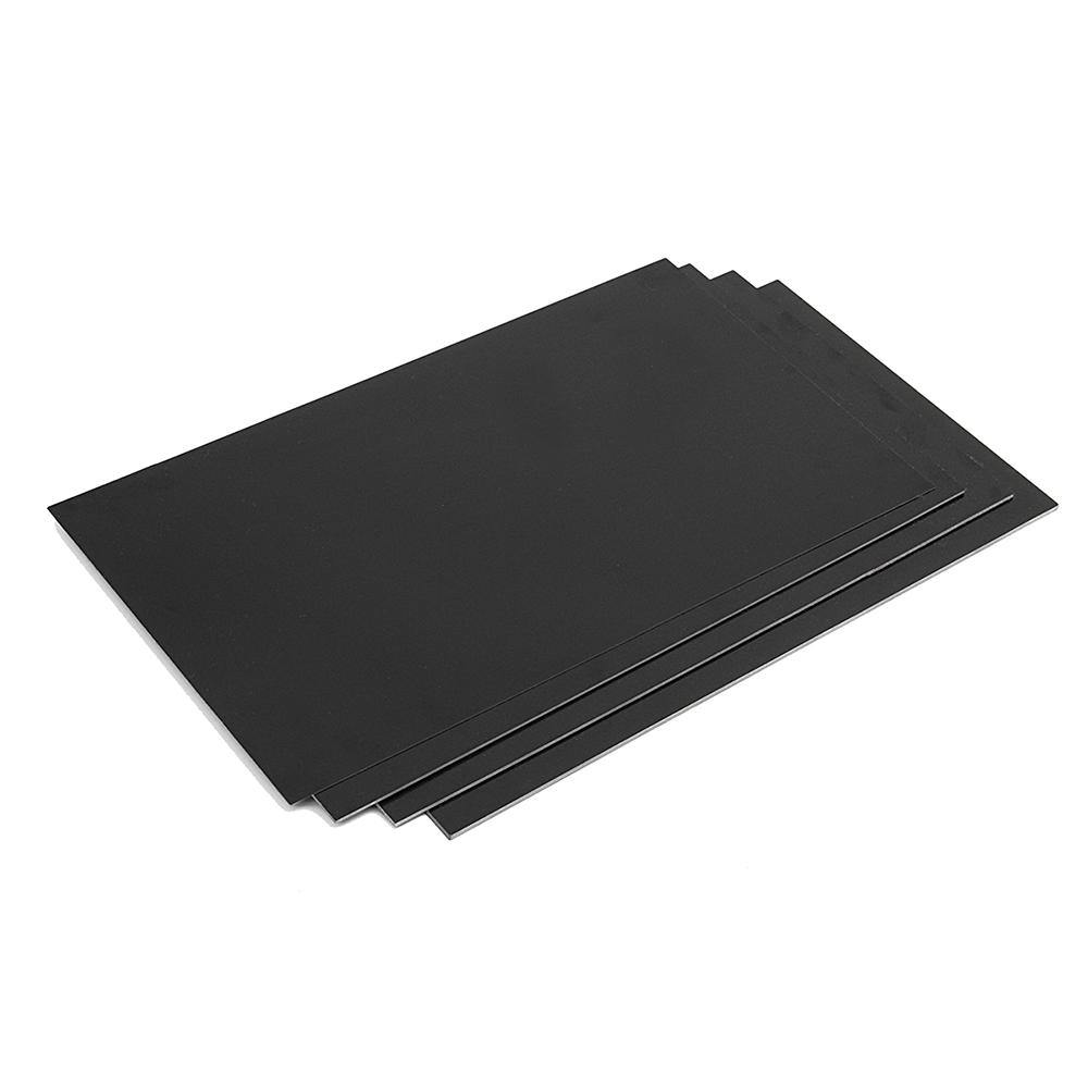 200x300mm 0.5-5mm Black Fiberglass Sheet Glass Fiber Sheet Epoxy Glass FR4 Glass Fiber Plate for DIY Craft - MRSLM