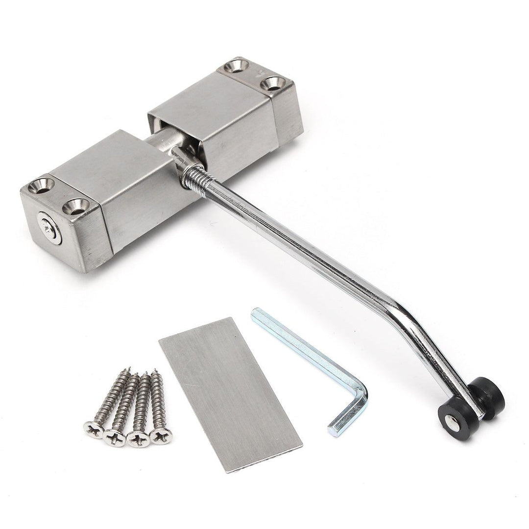 Stainless Steel Adjustable SurfacE Mounted Automatic Spring Closing Door Closer - MRSLM