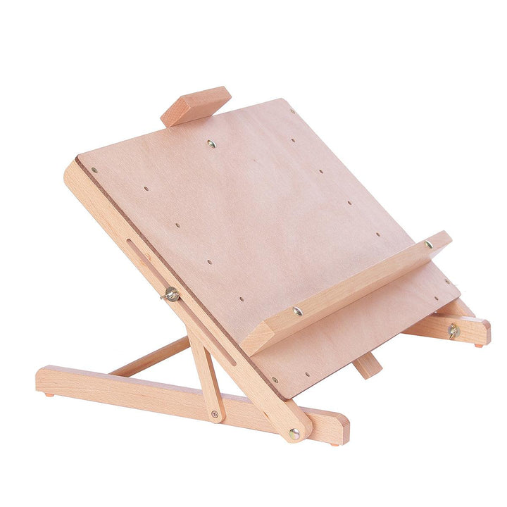 Wooden Easel Sketch Stand Table Height Adjustable Artist Drawing Board Oil Painting Easels Art Drawing Supplies - MRSLM