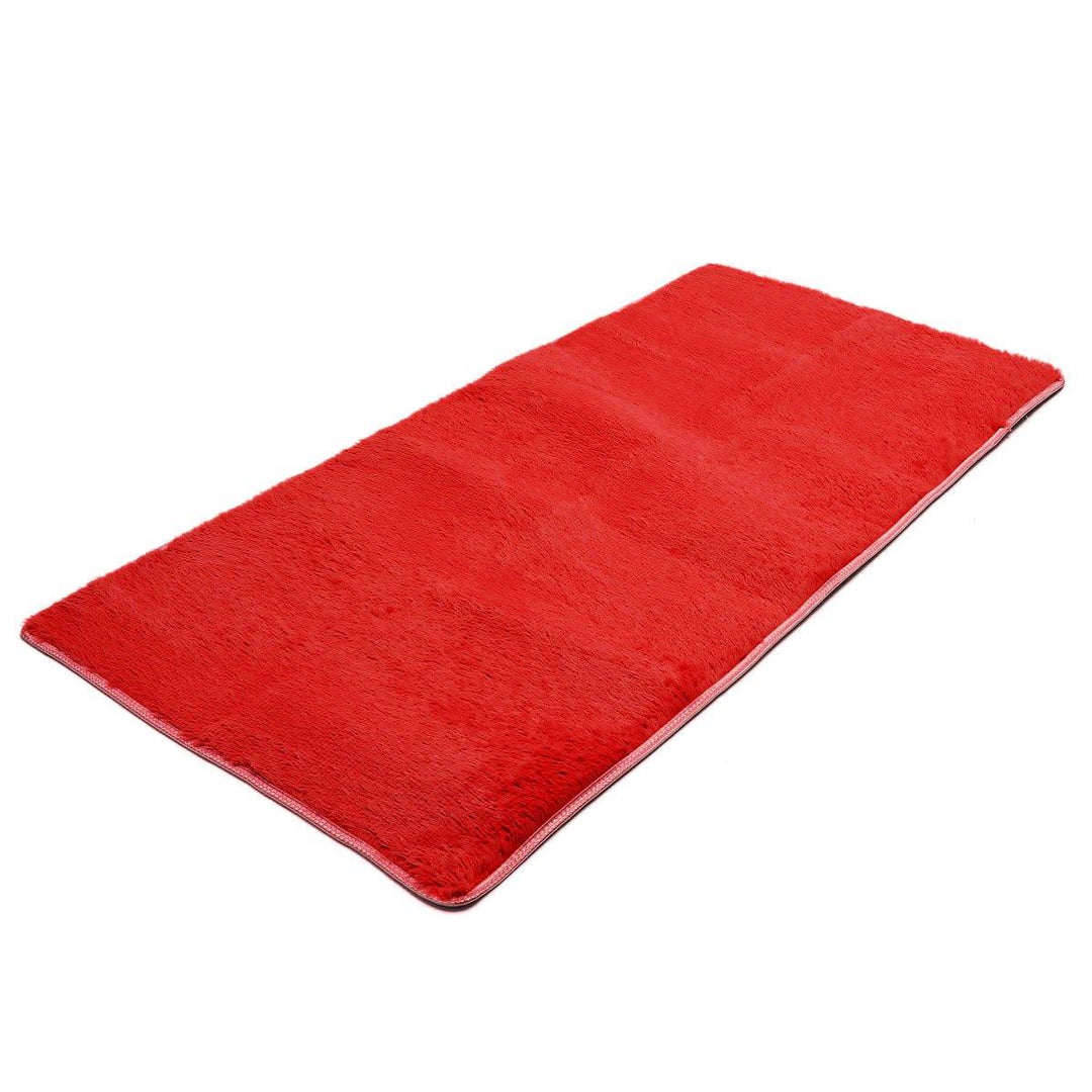 80x160cm Bedroom Living Room Soft Shaggy Anti Slip Carpet Absorbent Mat - MRSLM