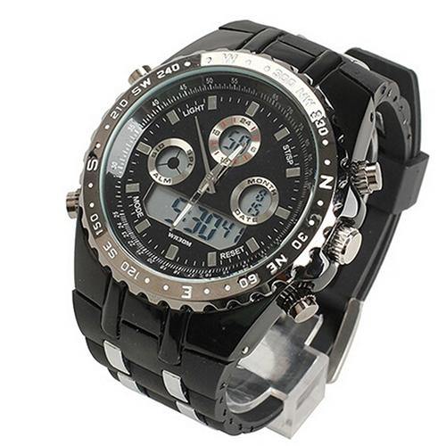 Men's Fashion Luxury Casual Multifunctional Digital Quartz Analog Sports Wrist Watch - MRSLM