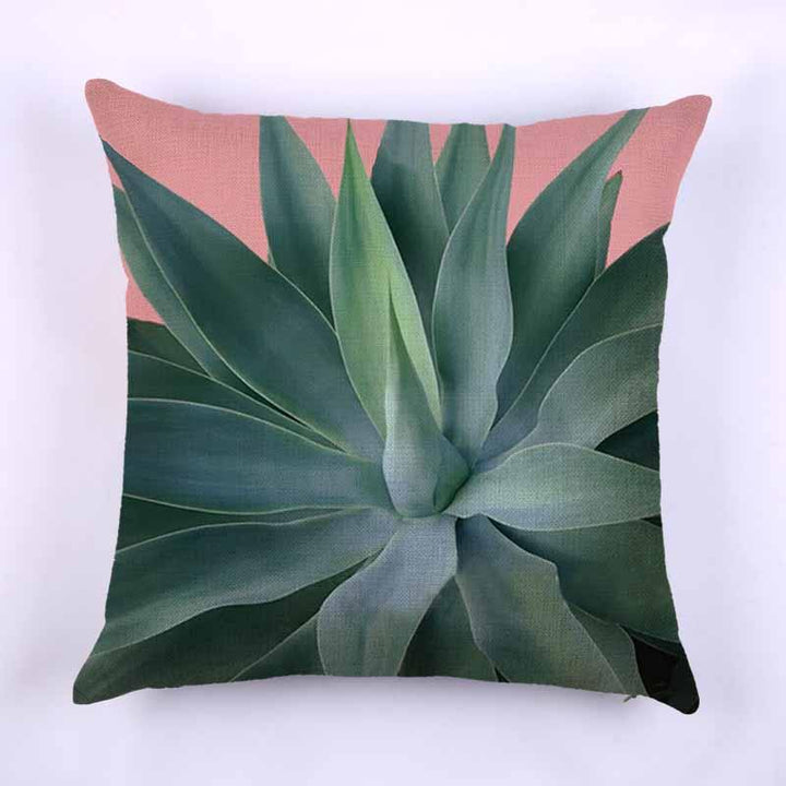 Fresh Plants Linen Pillow Case Waist Cushion Cover Bags Home Car Decor 45x45cm - MRSLM