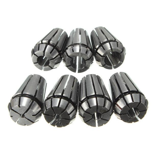 7PCS ER11 Precision Spring Collet Set CNC Milling Lathe Tool - MRSLM