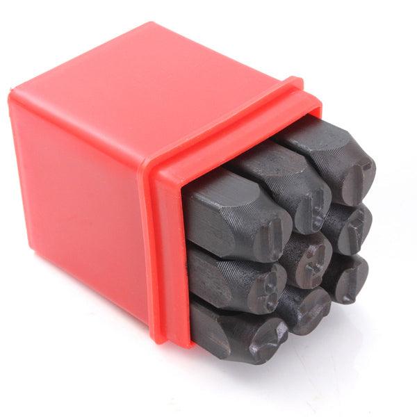 9pcs Stamps Numbers Set Punch Steel Metal Die Tool - MRSLM