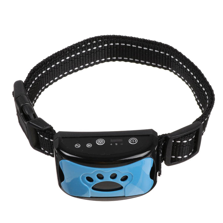 Dog Training Collar Anti Bark Electric Shock Vibration Remote With Customized Audio Commands for Pet Dog Training Collar - MRSLM