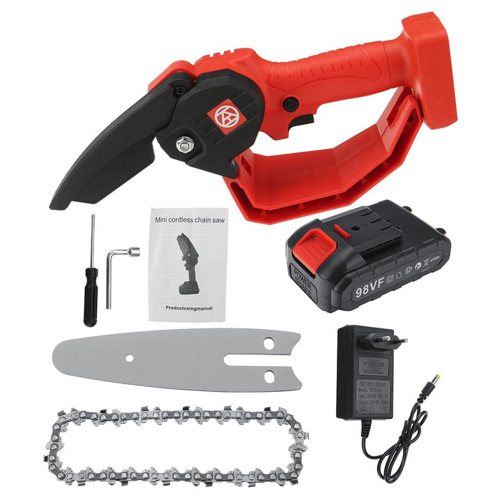 98VF 1180W Electric Cordless One-Hand Saw Chain Saw Woodworking With Guard Kit - MRSLM