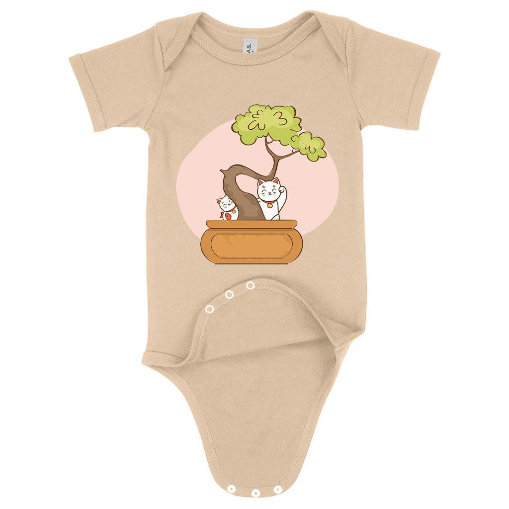 Baby Jersey Bonsai Onesie - Cat Onesies - MRSLM