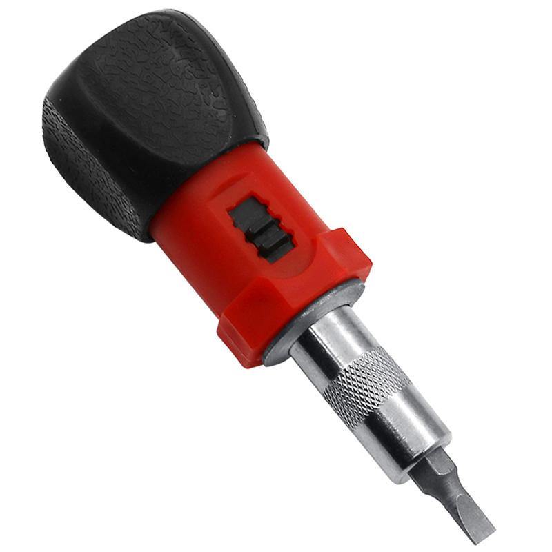 Carbon Steel Key Ratchet Screwdriver Wrench Handle Ratchet Socket Screw Driver 6.35mm - MRSLM