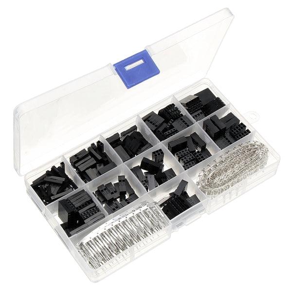 Excellway TC10 620pcs Wire Jumper Pin Header Connector Housing Kit For Dupont and Crimp Pins - MRSLM