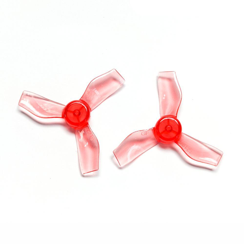 4 Pairs Gemfan 1219 1.2x1.9x3 31mm 1mm Hole 3-blade Propeller for 0703-1103 RC Drone FPV Racing Brushless Motor - MRSLM