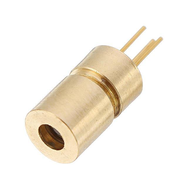 650nm 10mw 5V Red Dot Laser Diode Mini Laser Module Head for Equipment Industry 6x10.5mm - MRSLM