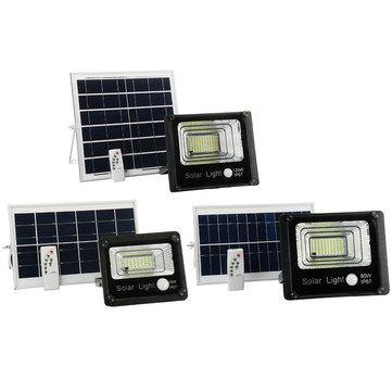 50W 80W 120W Outdoor Solar Power PIR Motion Sensor Garden Floodlight LED Remote Control Security Light - MRSLM