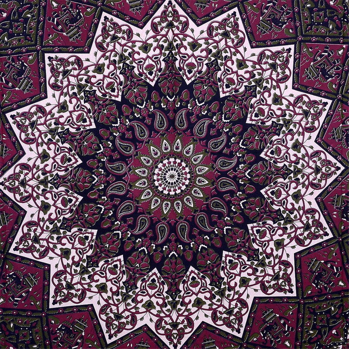 Indian Star Tapestry Hippie Mandala Psychedelic Print Wall Hanging Tapestry Photographic Cloth Art Home Decor For Decorations - MRSLM