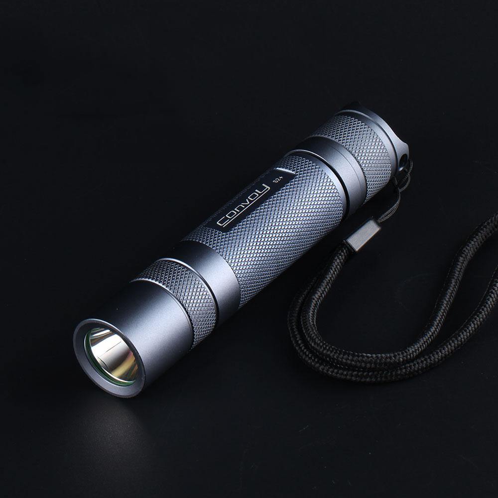 Gray Convoy S2+ SST20 LED Flashlight 18650 Flashlight Camping Light Hunting Emergency Lantern - MRSLM