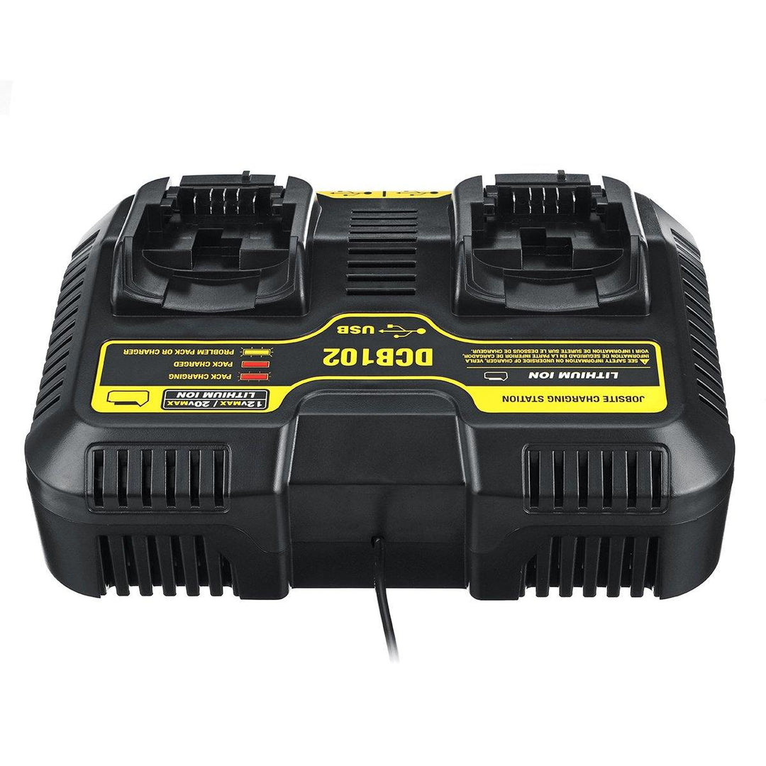 Dual Charger DCB200 DCB115 Lithium-Ion Battery DCB112 DCB105/015 Power Tool Battery Charger - MRSLM