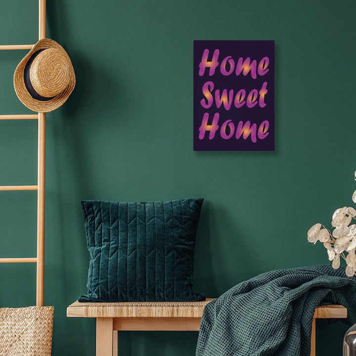 Home Sweet Home Wall Picture - Best Design Stretched Canvas - Printed Wall Art - MRSLM