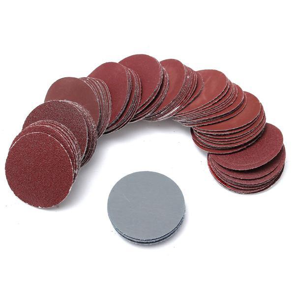 100pcs 2 Inch 50mm Sander Disc 80 to 3000 Grit Sanding Polishing Pad Sandpaper - MRSLM